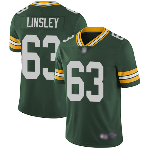 Green Bay Packers Limited Green Men 63 Linsley Corey Home Jersey Nike NFL Vapor Untouchable